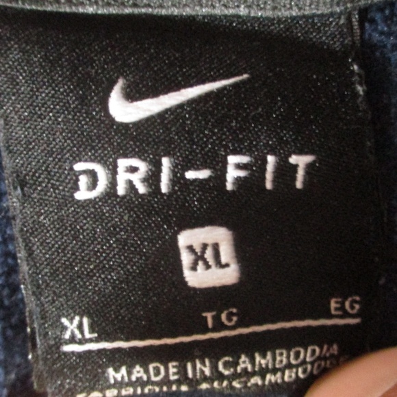 Trine University Nike Sweatshirt Mens XL Navy Dri-Fit Academy Pro 1/4 Zip Soccer - Picture 7 of 9